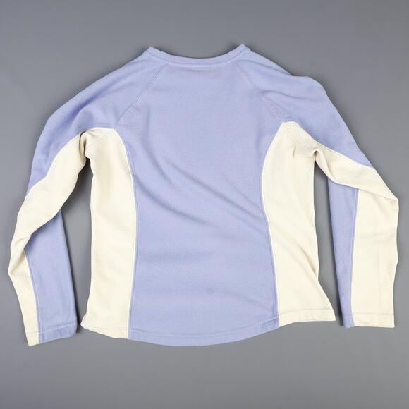 LL Bean Womens Medium-Reg V-Neck Fleece Pullover Sweater OAKV1 - Picture 2 of 9